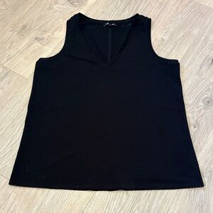 Express Black V-Neck Tank Top